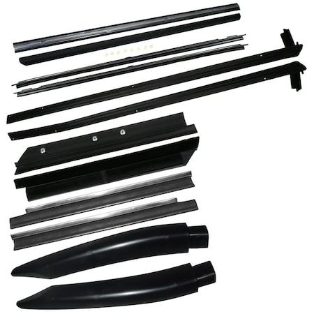 Fairchild Industries 89-93 Mustang Belt Weatherstrip Kit, Convertible, Side Mirror Mounted KF4072